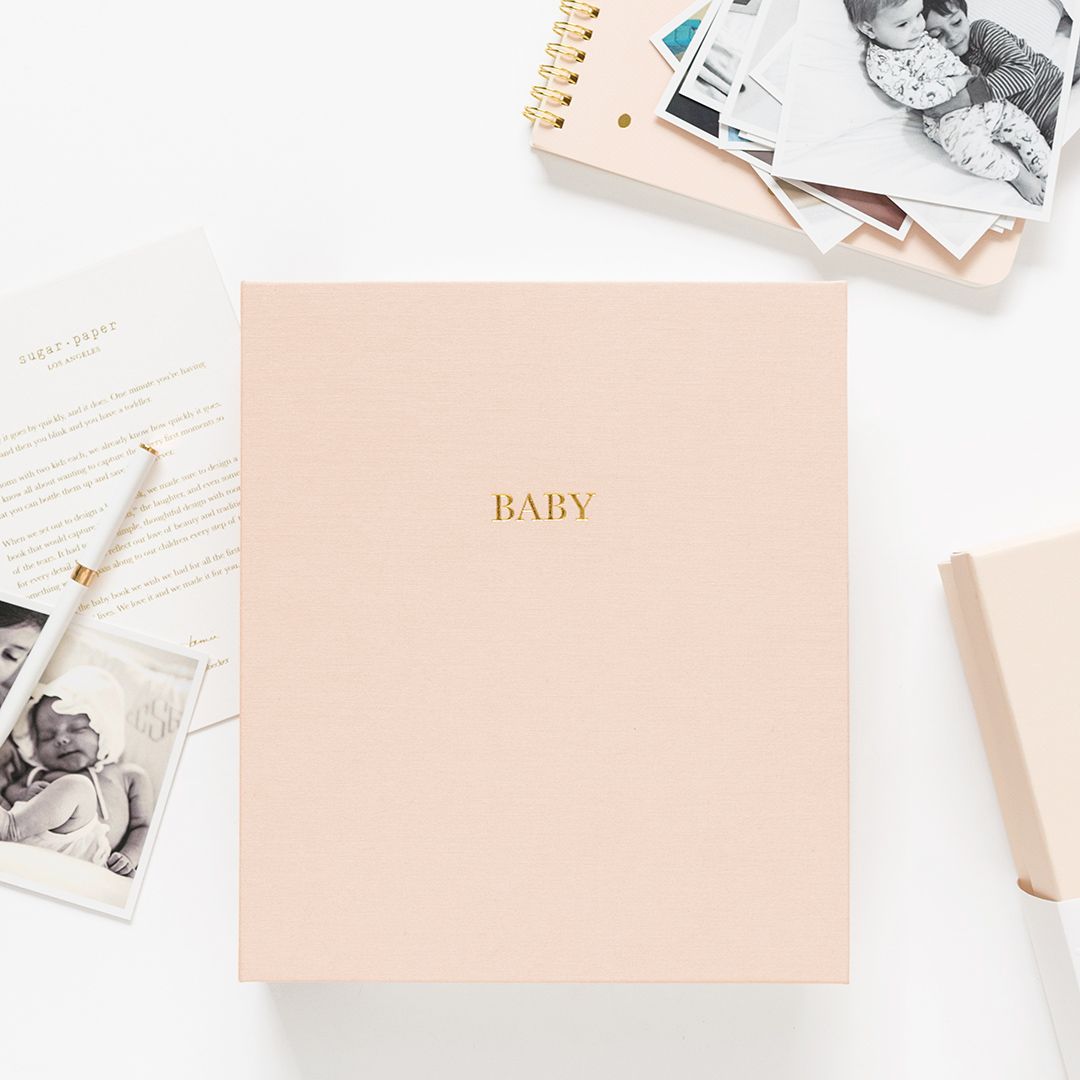 Sugar Paper Baby Book, Pink