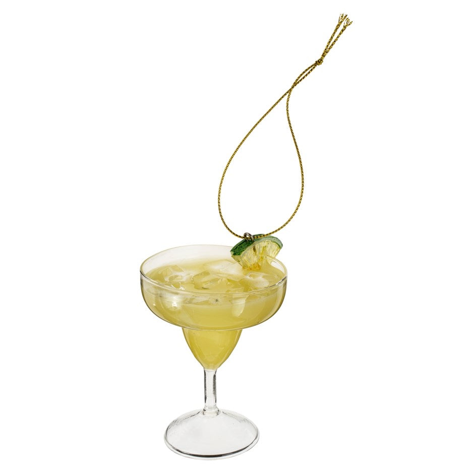 Lime Margarita Glass Ornament