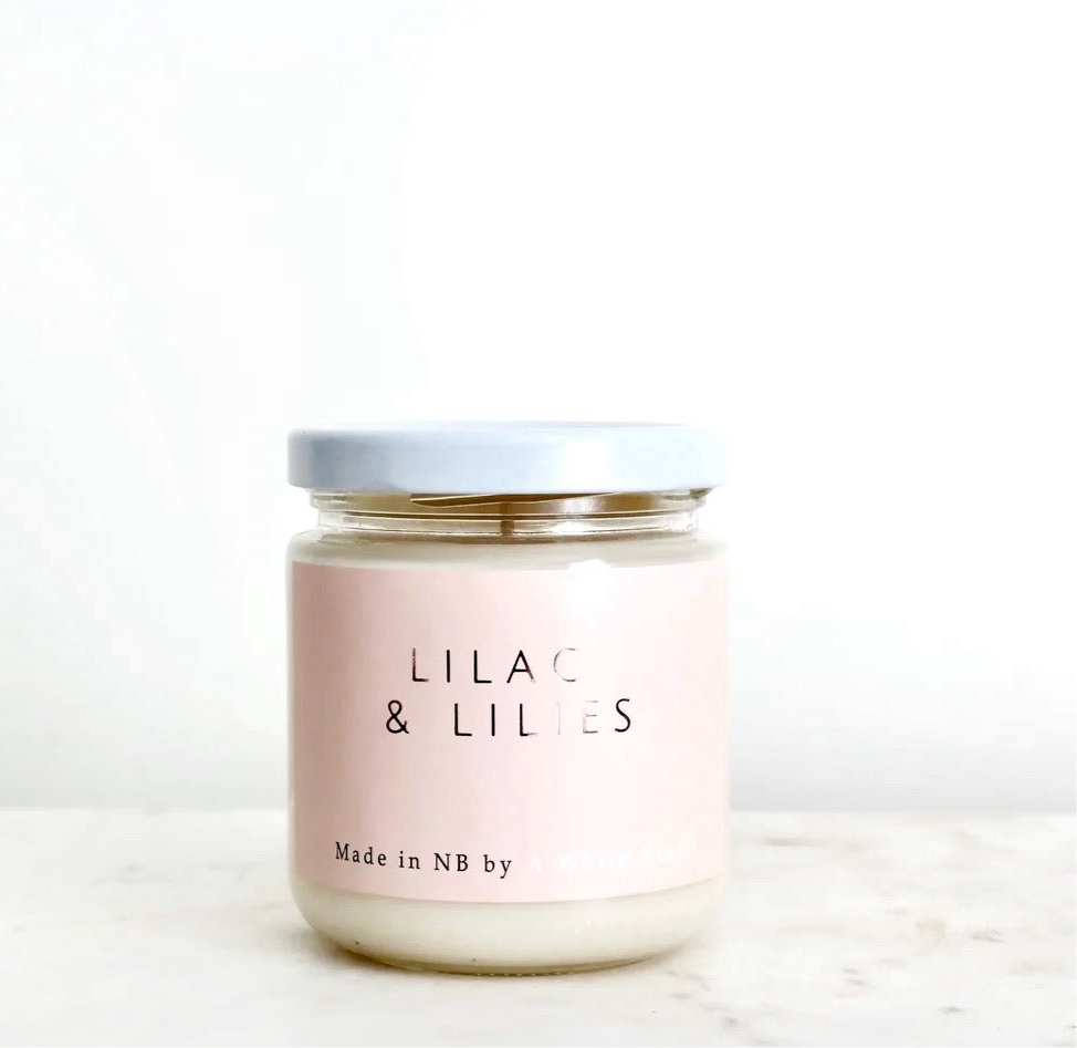 A White Nest: Lilac & Lillies