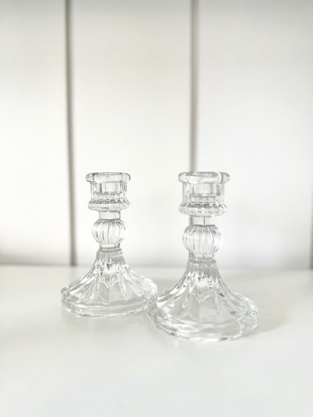 Glass Taper Candle Holders