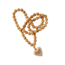 Load image into Gallery viewer, Wood Beaded Heart Garland
