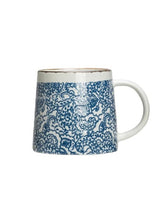 Load image into Gallery viewer, Blue &amp; White Floral Mug
