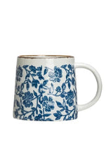 Load image into Gallery viewer, Blue &amp; White Floral Mug
