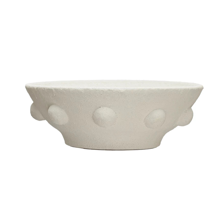 White Terracotta Bowl
