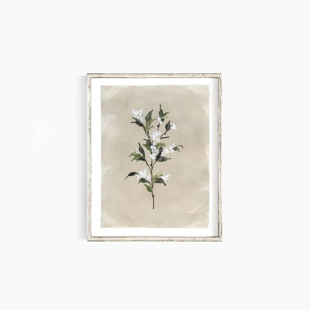 Emma Allen Art Print: Snowberries