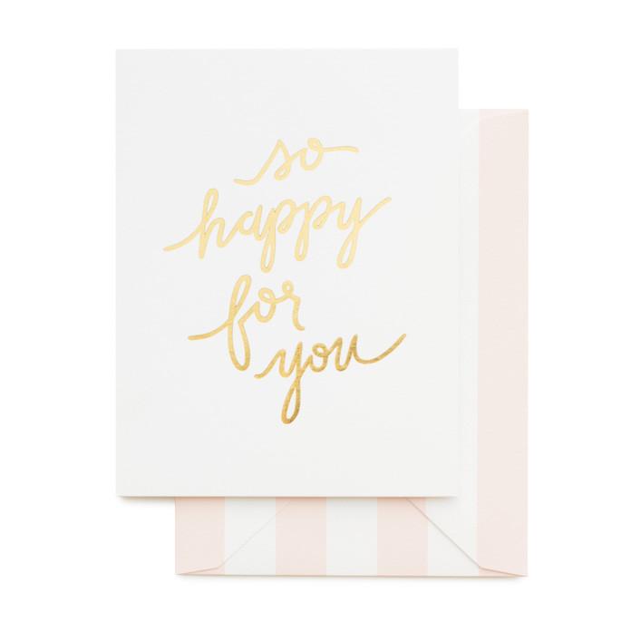 Sugar Paper: So Happy For You Card