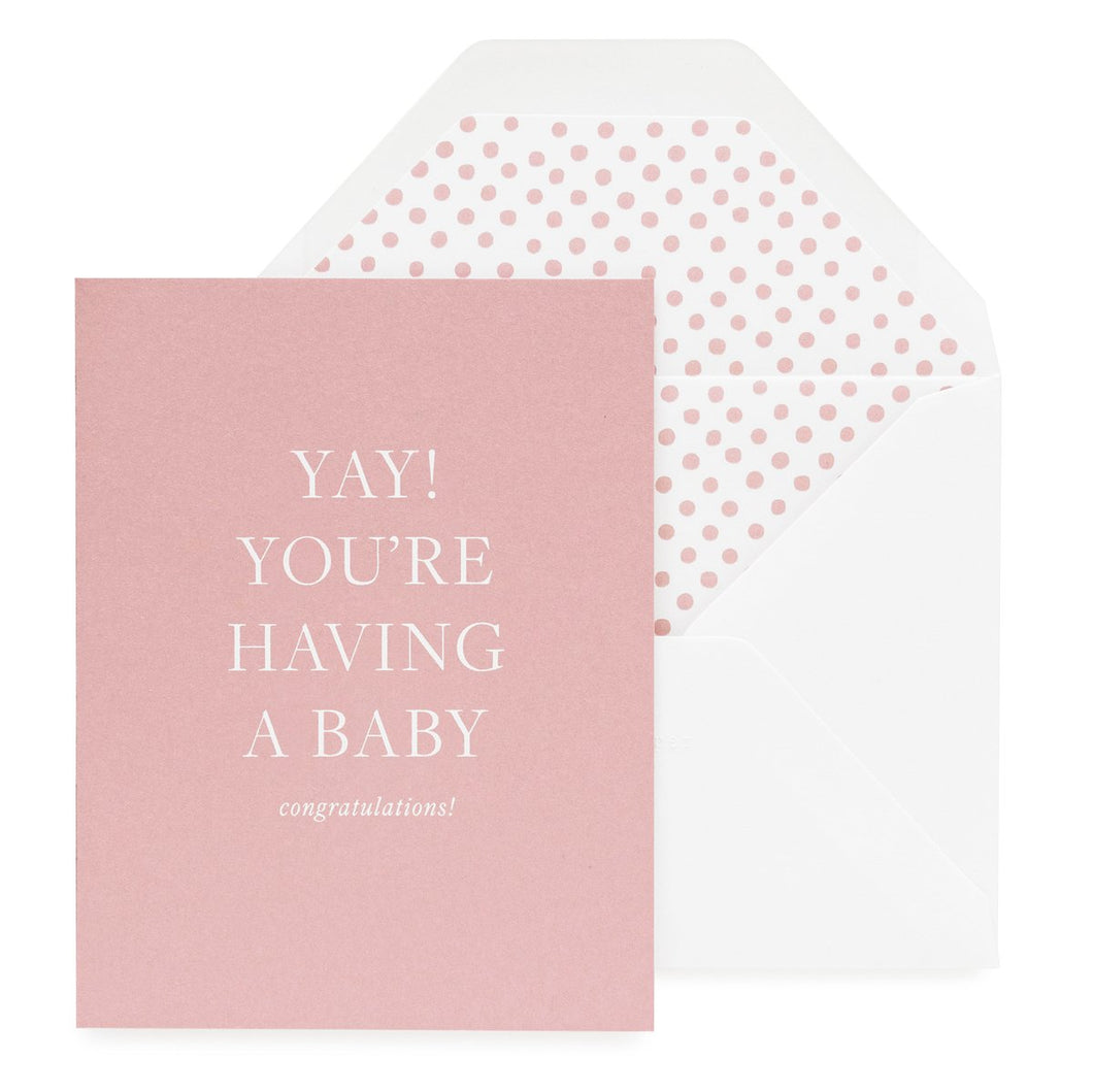 Sugar Paper Yay! You're Having A Baby Card